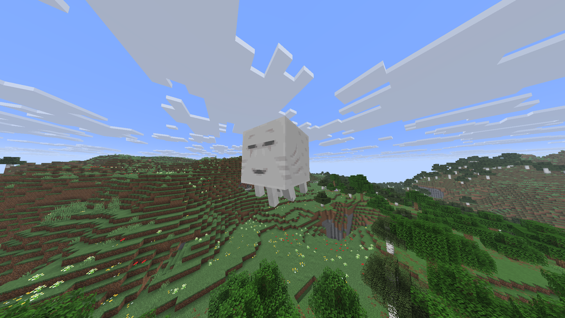 happy ghast de face