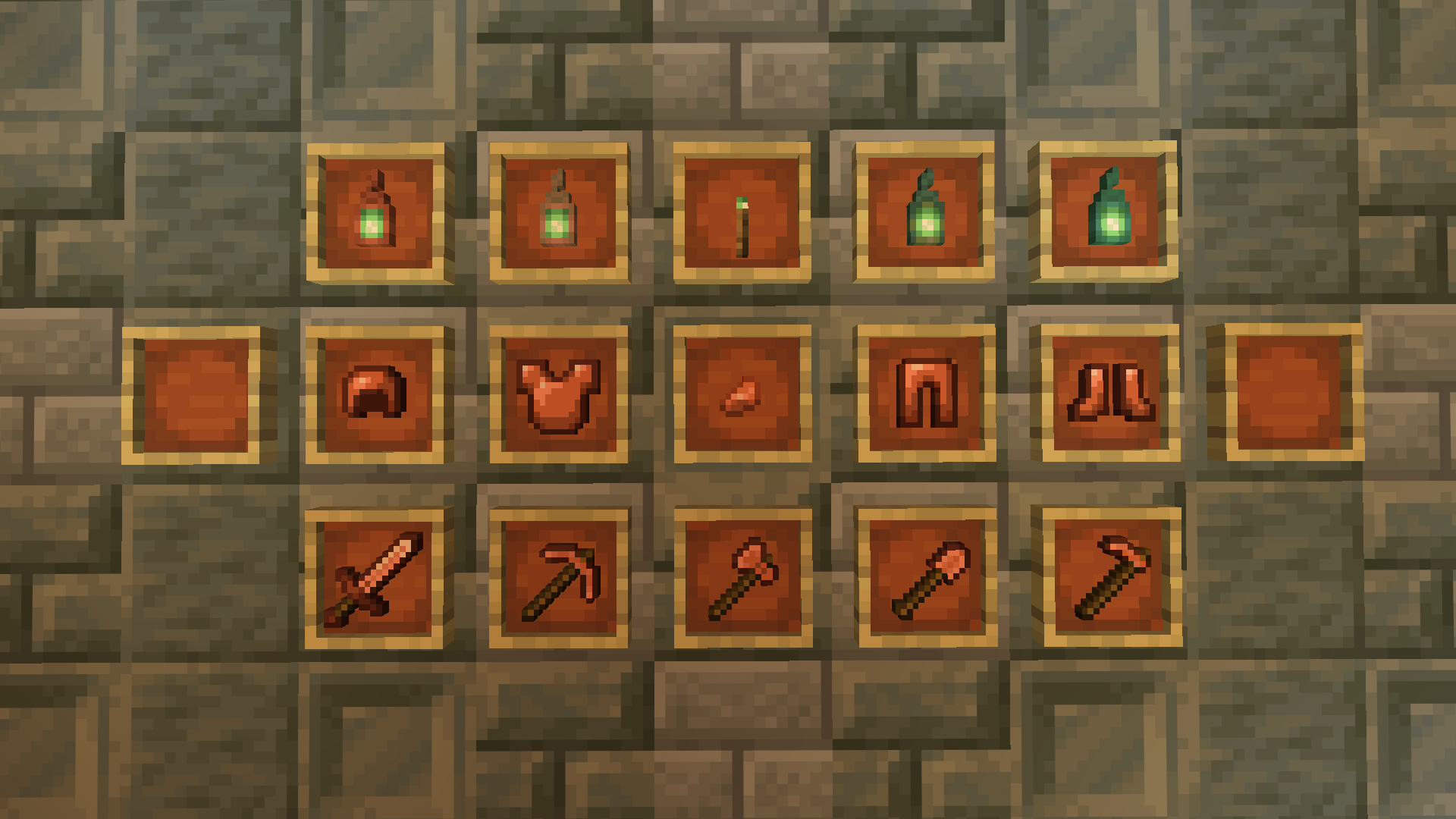 Objets en cuivre